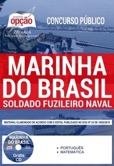 Apostila Concurso Marinha do Brasil 2019 PDF e Impressa Soldado Fuzileiro Naval