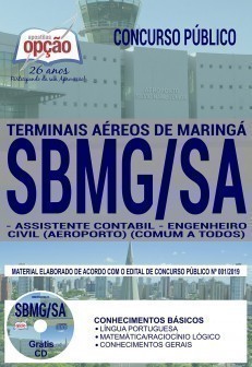 Apostila Concurso SBMG SA 2019 PDF e Impressa Assistente Contábil e Engenheiro Civil