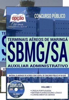 Apostila Concurso SBMG SA 2019 PDF e Impressa Auxiliar Administrativo
