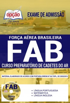 Apostila FAB 2019 Curso de Cadetes do Ar PDF e Impressa