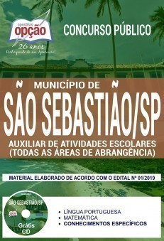 Apostila Prefeitura de São Sebastião 2019 PDF e Impressa