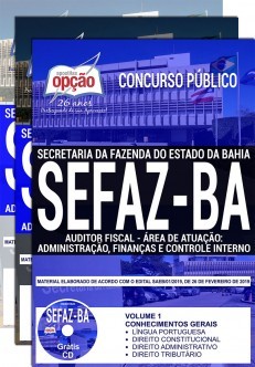 Apostila SEFAZ BA 2019 Auditor Fiscal PDF e Impressa