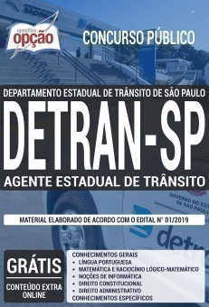 Apostila DETRAN SP 2019 PDF e Impressa Agente Estadual de Trânsito