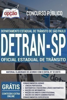 Apostila DETRAN SP 2019 PDF e Impressa Oficial Estadual de Trânsito