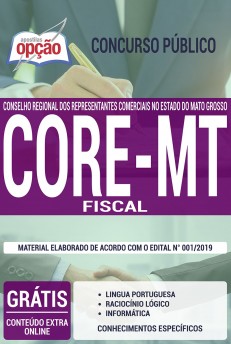 Apostila CORE MT 2019 Fiscal PDF e Impressa