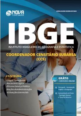 Apostila Concurso IBGE 2019 Coordenador Censitário Subárea