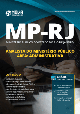 Apostila Concurso MP RJ 2019 Analista do Ministério Público Área Administrativa Grátis Cursos Online
