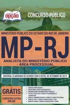 Apostila Concurso MP RJ 2019 Analista do Ministério Público Área Processual PDF e Impressa