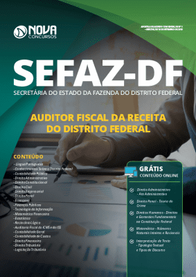 Apostila Concurso SEFAZ DF 2019 Auditor Fiscal da Receita Federal PDF e Impressa