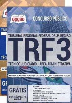 Apostila TRF 3ª Região Técnico Judiciário Área Administrativa