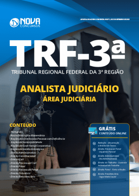 Apostila Concurso TRF3 2019 Analista Judiciário Área Judiciária Grátis Cursos Online