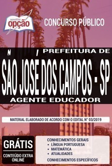 Apostila Prefeitura de São José dos Campos 2019 PDF e Impressa