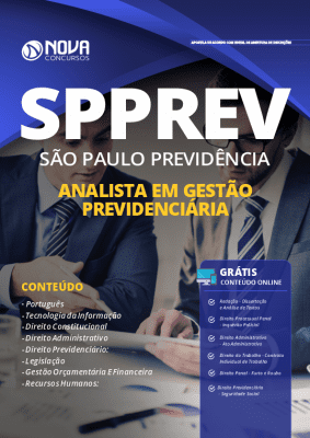 Apostila SPPREV Analista 2019 Impressa e PDF Grátis Cursos Online
