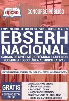 Apostila Concurso EBSERH 2019 Download PDF e Impressa