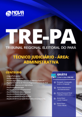 Apostila TRE PA 2020 Técnico Judiciário Área Administrativa Grátis Cursos Online