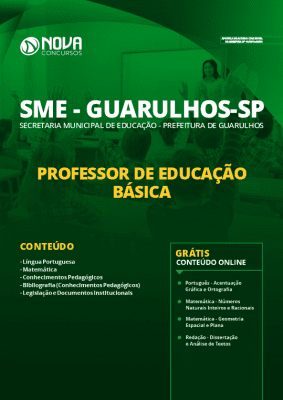 Apostila Concurso Prefeitura de Guarulhos 2020 Professor de Educação Básica Grátis Cursos Online