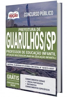Apostila Concurso Prefeitura de Guarulhos 2020 Professor de Educação Infantil PDF e Impressa