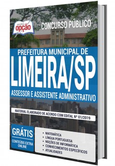 Apostila Concurso Prefeitura de Limeira 2020 PDF e Impressa