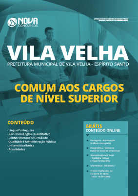 Apostila Concurso Prefeitura de Vila Velha 2020 Grátis Cursos Online