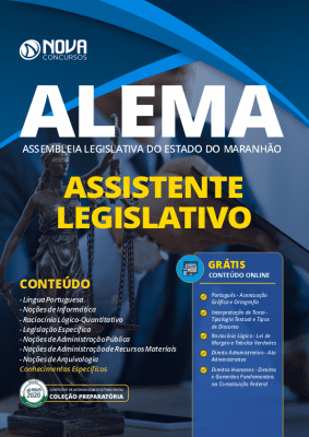 Apostila Concurso ALEMA 2020 Agente Legislativo Grátis Cursos Online