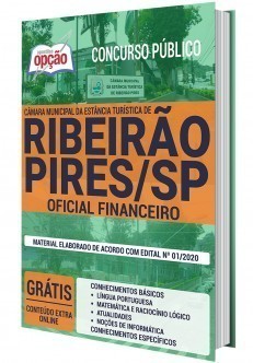 Apostila Câmara de Ribeirão Pires 2020 Oficial Financeiro PDF e Impressa