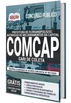 Apostila Concurso COMCAP 2020 Gari de Coleta PDF e Impressa