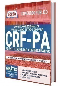 Apostila Concurso CRF PA 2020 Agente e Auxiliar Administrativo PDF e Impressa
