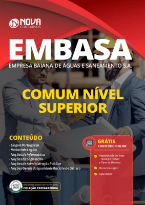 Apostila Concurso EMBASA 2020 Nível Superior Grátis Cursos Online