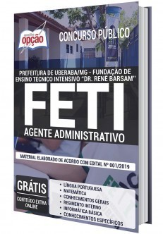 Apostila Concurso FETI 2020 Agente Administrativo PDF e Impressa
