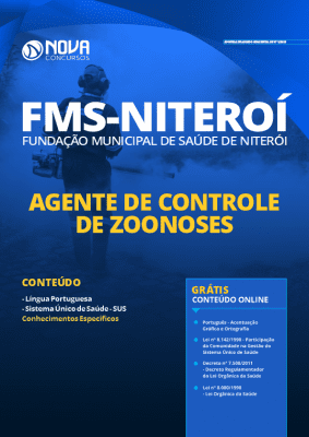 Apostila Concurso FMS Niterói 2020 Agente de Controle de Zoonoses Grátis Cursos Online