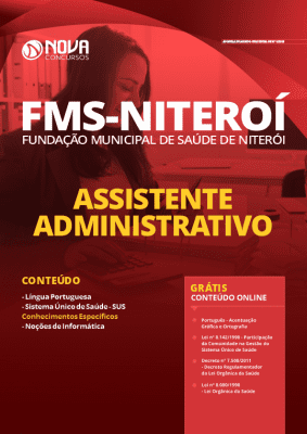 Apostila Concurso FMS Niterói 2020 Assistente Administrativo Grátis Cursos Online