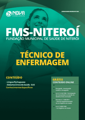 Apostila Concurso FMS Niterói 2020 Técnico de Enfermagem Grátis Cursos Online