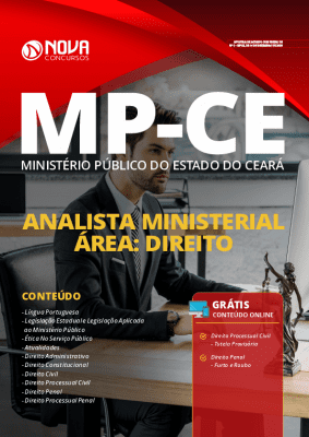 Apostila Concurso MP CE 2020 Analista Ministerial Área Direito Grátis Cursos Online
