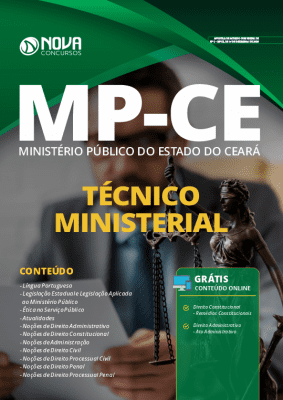 Apostila Concurso MP CE 2020 Técnico Ministerial Grátis Cursos Online