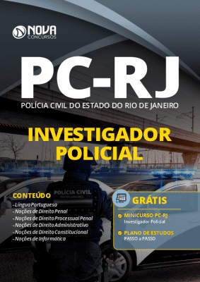 Apostila Investigador Polícia Civil RJ 2020 PDF e Impressa
