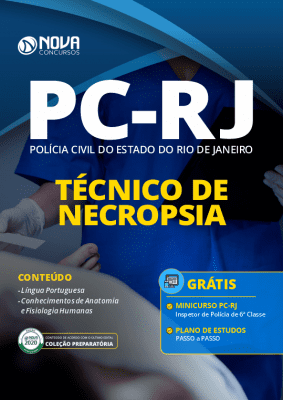 Apostila Concurso PC RJ 2020 Técnico de Necropsia Grátis Curso Online