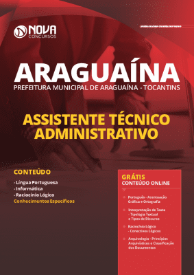 Apostila Concurso Prefeitura de Araguaína 2020 Grátis Cursos Online