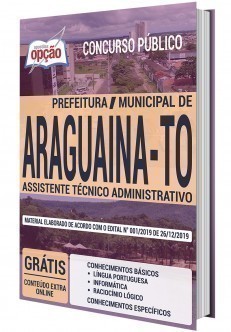 Apostila Concurso Prefeitura de Araguaína 2020 PDF e Impressa