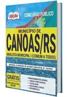 Apostila Concurso Prefeitura de Canoas 2020 Analista Municipal I PDF e Impressa