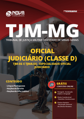 Apostila Concurso TJM MG 2020 Oficial Judiciário Grátis Cursos Online