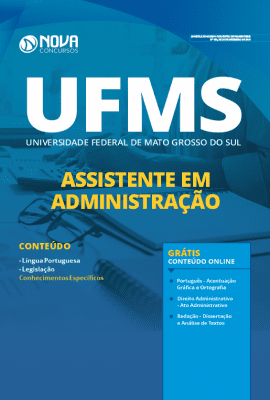 Apostila Concurso UFMS 2020 Grátis Cursos Online Assistente em Administração