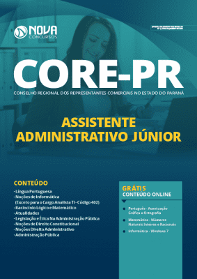 Apostila CORE PR 2020 Assistente Administrativo Grátis Cursos Online