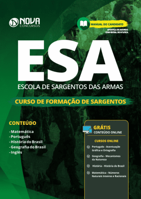 Apostila ESA 2020 Curso de Formação de Sargentos Grátis Cursos Online