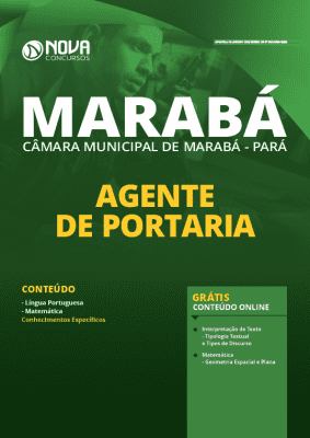 Apostila Câmara de Marabá 2020 Agente de Portaria Grátis Cursos Online