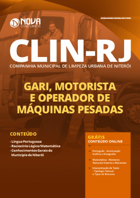 Apostila Concurso CLIN RJ 2020 Grátis Cursos Online