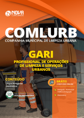 Apostila Concurso COMLURB 2020 Gari Grátis Cursos Online