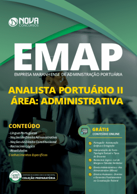 Apostila Concurso EMAP 2020 Analista Portuário - Área: Administrativa Impressa e PDF Grátis Cursos Online