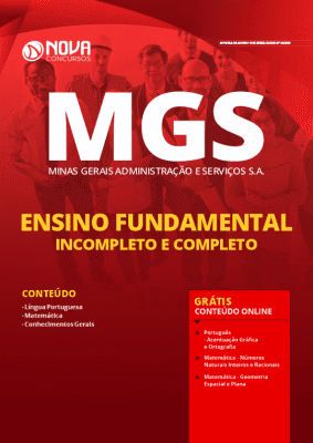 Apostila Concurso MGS 2020 Cargos de Nível Fundamental Grátis Cursos Online