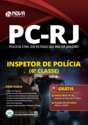 Apostila Concurso PC RJ 2020 Inspetor de Polícia Grátis Curso Online
