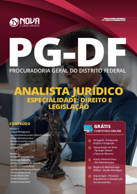 Apostila Concurso PG DF 2020 Analista em Direito Grátis Cursos Online